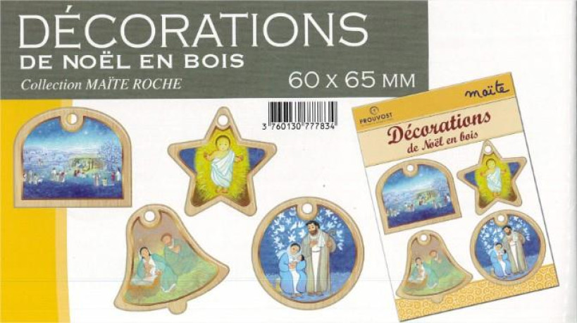 DECORATIONS DE NOEL EN BOIS - COLLECTION MAITE ROCHE - ROCHE MAITE - NC