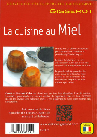 RECETTES D-OR: LA CUISINE AU MIEL - COLAS - GISSEROT