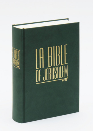 LA BIBLE DE JERUSALEM - COMPACTE RELIEE VERTE - EBAF EBAF,  EBAF - CERF