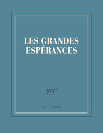 Carnet carré "Les grandes espérances" (papeterie) -  COLLECTIFS GALLIMARD,  Collectifs - GALLIMARD