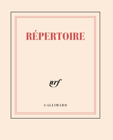 Répertoire littéraire (papeterie) -  COLLECTIFS GALLIMARD,  Collectifs - GALLIMARD