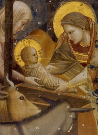 calendrier de l'avent marie et l enfant jesus giotto -  Giotto,  Giotto - MINEDITION