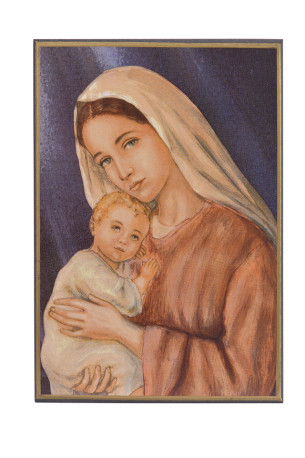 La Vierge de l'Espérance - Icône classique 15,1x10,6 cm -  723.72 -   - CLEMENCES