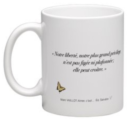 Mug Papillons Automne Envolée Jaune - Emece Editeur - EMECE