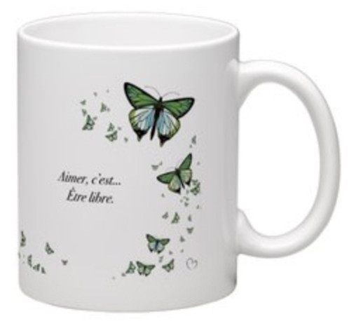 Mug Papillons Automne Vert - Emece Editeur - EMECE