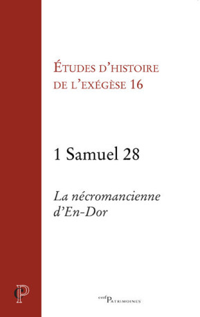 1 SAMUEL 28 - LA NECROMANCIENNE D'EN-DOR -  Collectif - CERF