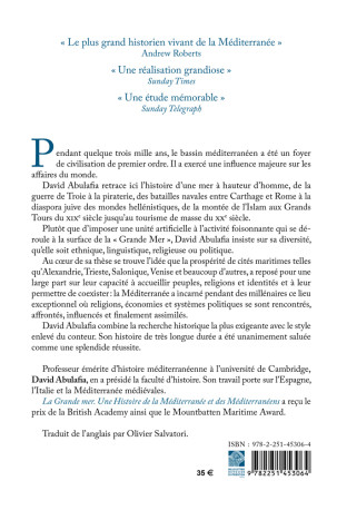 La Grande Mer - David Abulafia - BELLES LETTRES