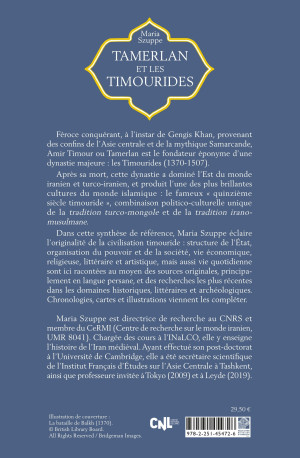 Tamerlan et les Timourides - Maria Szuppe - BELLES LETTRES