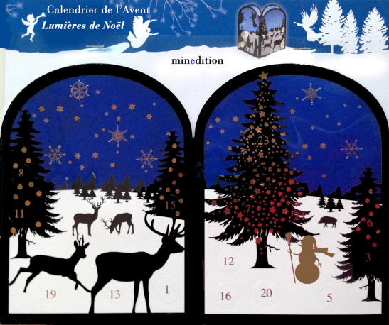 Calendrier de l'Avent - Lumières de Noel - Divers -  DIVERS - MINEDITION