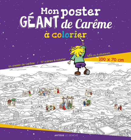 Mon poster géant de Carême à colorier - Régis Denel - SENEVE