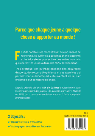 Face aux choix d'orientation, parents et éducateurs, libérez votre pouvoir d'agir ! - Alix De QUILLAC - QUASAR