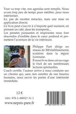 La vie spirituelle des gens pressés - Philippe Paré - NEPSIS PARE