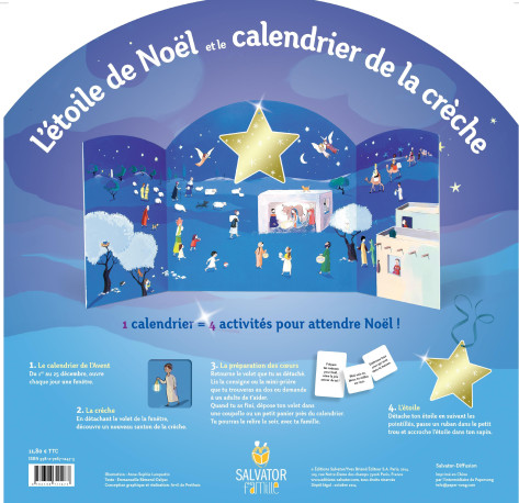 L'Etoile de Noël et le calendrier de la crèche -  Anne Sophie Lanquetin - SALVATOR