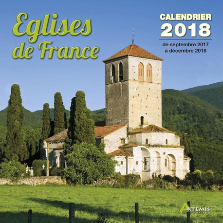 CALENDRIER EGLISES DE FRANCE - COLLECTIF - ARTEMIS