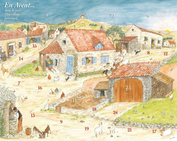 Calendrier de l'Avent - En Avent... dans la paix d'un village provençal -  Soeur Béate - TRIOMPHE