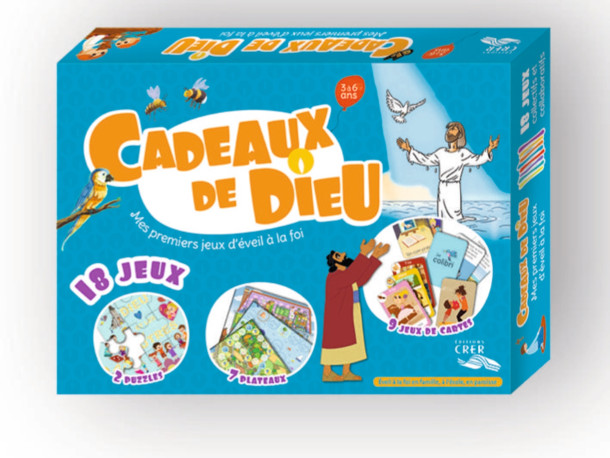 Cadeaux de Dieu - Boîte de 18 jeux -  DIRECTION DIOCÉSAINE DE L'ENSEIGNEMENT CATHOLIQUE DES CÔTES D'ARMOR - CRER BAYARD