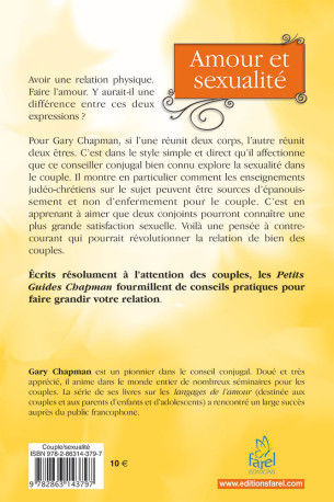 Amour et sexualité - Gary Chapman - FAREL