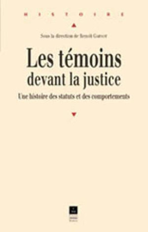 TEMOINS DEVANT LA JUSTICE -  PUR - PU RENNES