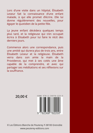 Lettres sur la souffrance - Élisabeth Leseur - DE PEUTEREY