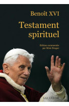 Testament spirituel de benoît xvi