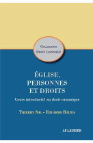 Eglise, personnes et droits