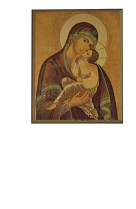 Marie qui aime l'humanité - icône classique 14,8x10,6 cm -  123.72