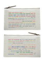 Trousse aimer, c’est... multicolore 25x15