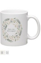 Mug couronne végétale