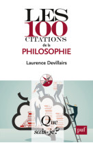 Les 100 citations de la philosophie qsj 4016