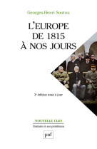 L'europe de 1815 à nos jours