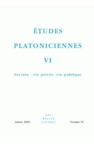 études platoniciennes vi