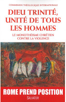 Dieu trinité, unité de tous les hommes