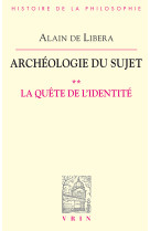 Archéologie du sujet