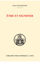 être et signifier