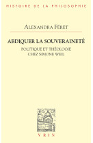 Abdiquer la souveraineté