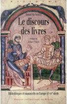 Discours des livres