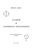 L'unité de l'expérience philosophique