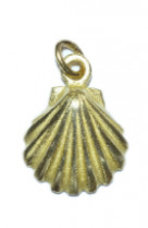 Pendentif coquille st jacques bronze