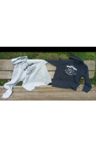 Sweat a capuche bleu marine m