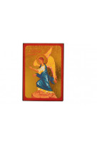 L'ange gardien - icone doree a la feuille 13,7x9,6 cm -  596.63