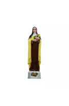 Statue sainte therese resine 15 cm