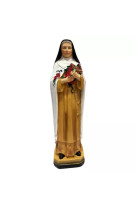 Statue sainte therese resine 20 cm