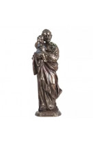 Statue saint joseph bronze