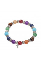 Bracelet pierre multicolore