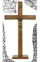 Crucifix a poser antique
