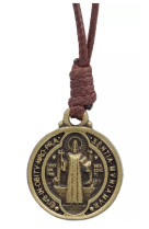 Medaille saint benoit cordon