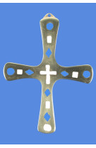 Croix bronze turquoise