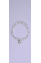 Bracelet elastique nacre vierge miraculeuse