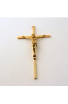 Crucifix metal dore