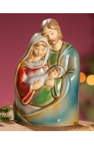 Sainte famille polychrome